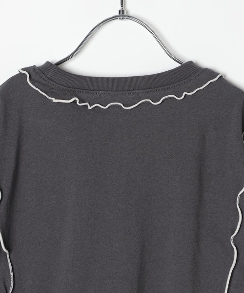 LEPSIM(レプシィム)の「【KIDS】ロゴメロウ裾レイヤーTSS 670936(Tシャツ/カットソー・キッズ・ライトグリーン/チャコールグレー・140/130/120)」の20枚目の写真