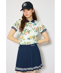 RIENDA GOLF | 【RIENDA GOLF 一部店舗・WEB限定】ラインコンパクトポロトップス(Tシャツ/カットソー)