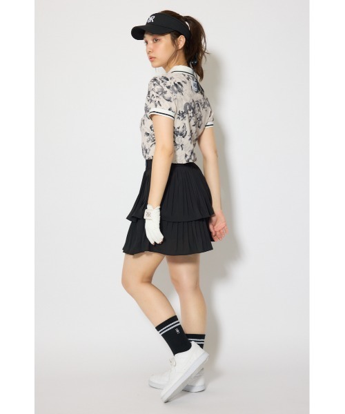 RIENDA GOLF(リエンダゴルフ)の「【RIENDA GOLF 一部店舗・WEB限定】ラインコンパクトポロトップス(Tシャツ/カットソー・レディース・ピンク/ホワイト系その他/ブラック系その他・MEDIUM/SMALL)」の18枚目の写真