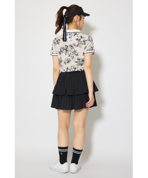 RIENDA GOLF(リエンダゴルフ)の「【RIENDA GOLF 一部店舗・WEB限定】ラインコンパクトポロトップス(Tシャツ/カットソー・レディース・ピンク/ホワイト系その他/ブラック系その他・MEDIUM/SMALL)」の19枚目の写真