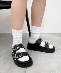 WEGO | WEGO/【26年春夏新作】スタッズベルトサンダル(サンダル)