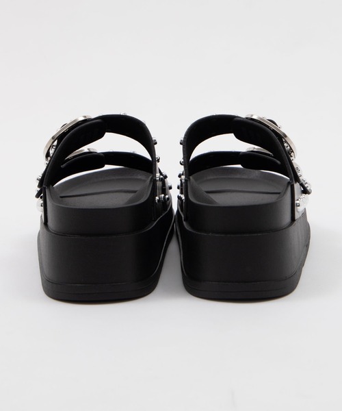 WEGO(ウィゴー)の「WEGO/【26年春夏新作】スタッズベルトサンダル(サンダル・レディース・ブラック/ブラウン・MEDIUM/SMALL/LARGE)」の10枚目の写真