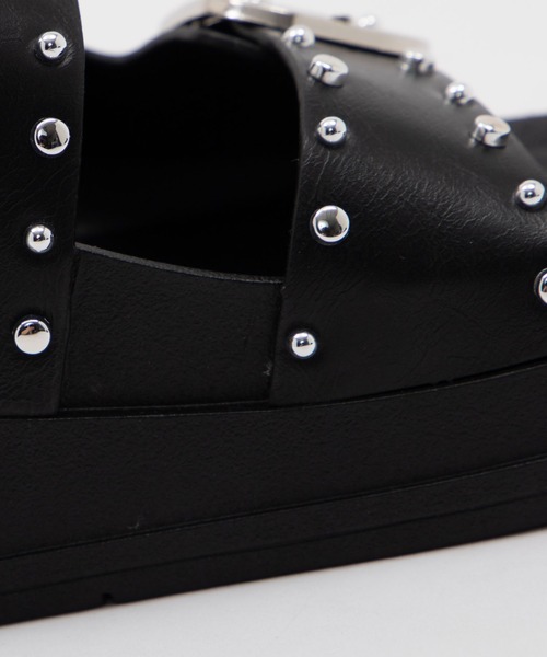 WEGO/【26年春夏新作】スタッズベルトサンダル（サンダル）｜WEGO