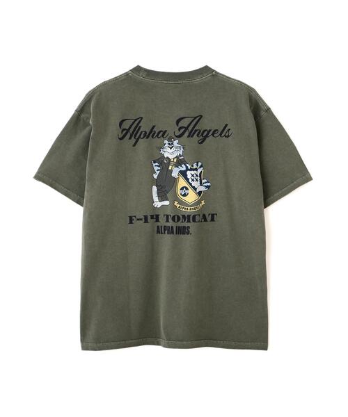 Alpha Industries(アルファインダストリーズ)の「【日本限定】Alpha Industries/アルファ インダストリーズ/F‐14 TOMCAT T‐SHIRT/エフ フォーティー トムキャット Tシャツ(Tシャツ/カットソー・メンズ・ホワイト系2/ブラック/オリーブ系・M/2XL/XL/S/L)」の12枚目の写真