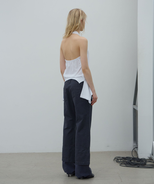 LCDC TM（エルシーディーシーティーエム）の「LAYERED HEM STRING PANTS (DARK NAVY)（その他パンツ・レディース・その他・MEDIUM/SMALL）」の7枚目の写真