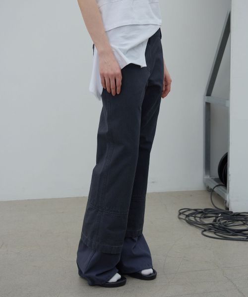 LCDC TM（エルシーディーシーティーエム）の「LAYERED HEM STRING PANTS (DARK NAVY)（その他パンツ・レディース・その他・MEDIUM/SMALL）」の4枚目の写真