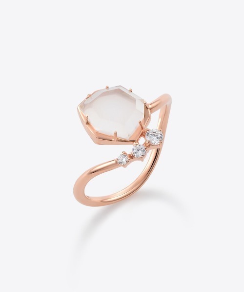 CANAL 4℃(カナルヨンドシー)の「【Early Summer Collection】シルバー リング(リング・レディース・ピンクゴールド・#13/#11)」の6枚目の写真