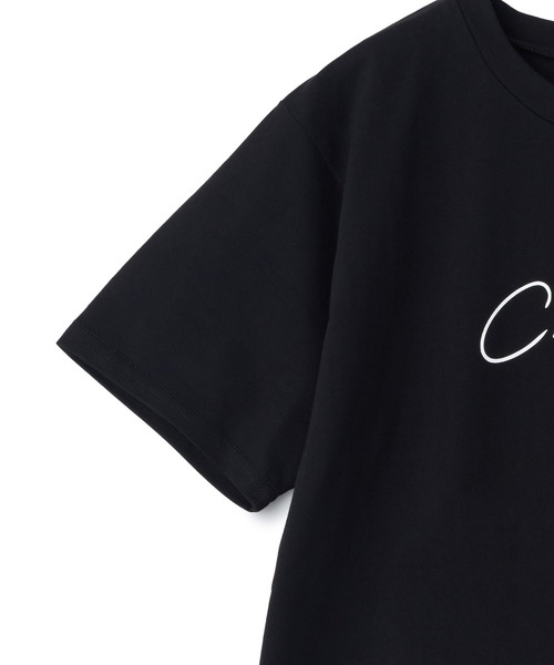 Nowadays(ナウアデイズ)の「シルケットコットンロゴTシャツ(Tシャツ/カットソー・レディース・ホワイト/ブラック・FREE)」の5枚目の写真