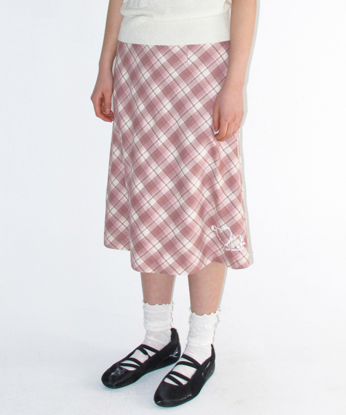 AMESWORLDWIDE(アメスワールドワイド)の「GRACE FLARED MIDI SKIRT PINK(スカート・レディース・その他・SMALL/MEDIUM)」の1枚目の写真