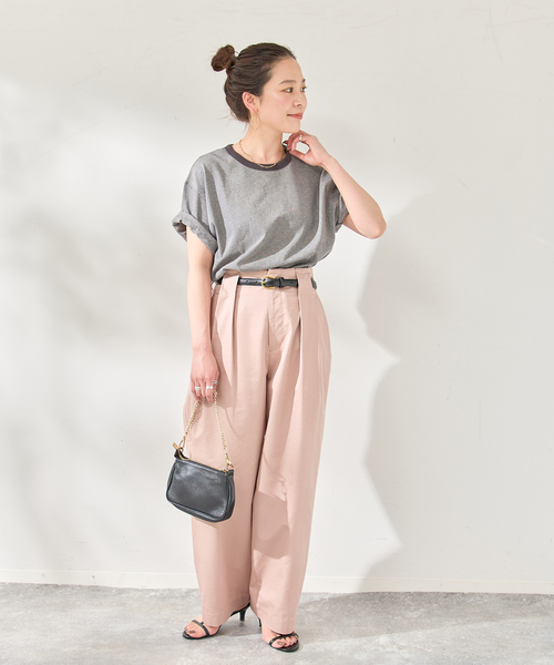 B.C STOCK(ベーセーストック)の「【汗染み防止】SWEATPROOF クルーネックTシャツ(Tシャツ/カットソー・メンズ・チャコールグレー/グレー/ホワイト/ネイビー・SMALL/MEDIUM/LARGE)」の6枚目の写真