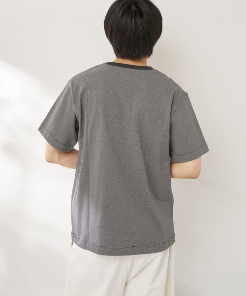 B.C STOCK(ベーセーストック)の「【汗染み防止】SWEATPROOF クルーネックTシャツ(Tシャツ/カットソー・メンズ・チャコールグレー/グレー/ホワイト/ネイビー・SMALL/MEDIUM/LARGE)」の15枚目の写真