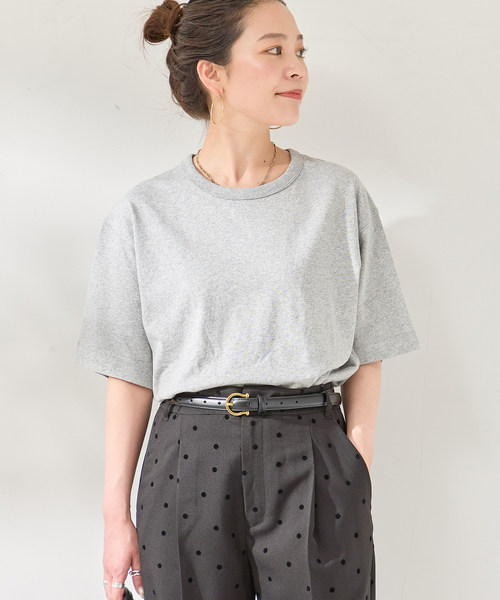 B.C STOCK(ベーセーストック)の「【汗染み防止】SWEATPROOF クルーネックTシャツ(Tシャツ/カットソー・メンズ・チャコールグレー/グレー/ホワイト/ネイビー・SMALL/MEDIUM/LARGE)」の19枚目の写真