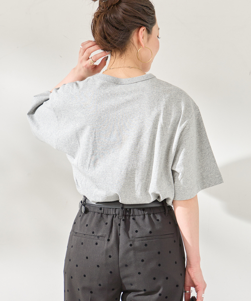B.C STOCK(ベーセーストック)の「【汗染み防止】SWEATPROOF クルーネックTシャツ(Tシャツ/カットソー・メンズ・チャコールグレー/グレー/ホワイト/ネイビー・SMALL/MEDIUM/LARGE)」の21枚目の写真