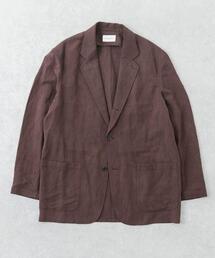 new basic　SILK LINEN SINGLE SHIRTS JACKET