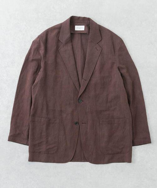 URBAN RESEARCH(アーバンリサーチ)の「new basic SILK LINEN SINGLE SHIRTS JACKET(その他アウター・メンズ・ブラック/ブラウン・X-LARGE/MEDIUM/LARGE)」の1枚目の写真