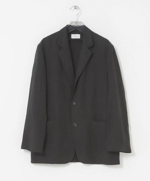 URBAN RESEARCH(アーバンリサーチ)の「new basic SILK LINEN SINGLE SHIRTS JACKET(その他アウター・メンズ・ブラック/ブラウン・X-LARGE/MEDIUM/LARGE)」の3枚目の写真