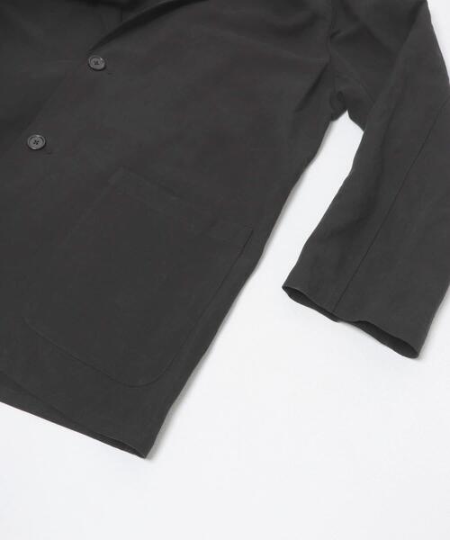 URBAN RESEARCH(アーバンリサーチ)の「new basic SILK LINEN SINGLE SHIRTS JACKET(その他アウター・メンズ・ブラック/ブラウン・X-LARGE/MEDIUM/LARGE)」の4枚目の写真
