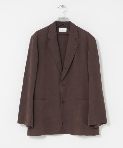 URBAN RESEARCH(アーバンリサーチ)の「new basic SILK LINEN SINGLE SHIRTS JACKET(その他アウター・メンズ・ブラック/ブラウン・X-LARGE/MEDIUM/LARGE)」の6枚目の写真