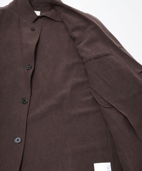URBAN RESEARCH(アーバンリサーチ)の「new basic SILK LINEN SINGLE SHIRTS JACKET(その他アウター・メンズ・ブラック/ブラウン・X-LARGE/MEDIUM/LARGE)」の8枚目の写真