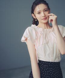 PROPORTION BODY DRESSING | オフショルリボンブラウス / 1216210503(シャツ/ブラウス)