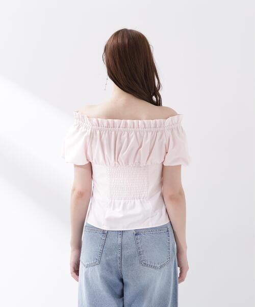 PROPORTION BODY DRESSING(プロポーションボディドレッシング)の「オフショルリボンブラウス / 1216210503(シャツ/ブラウス・レディース・ホワイト/ピンク/ブラック・FREE)」の22枚目の写真