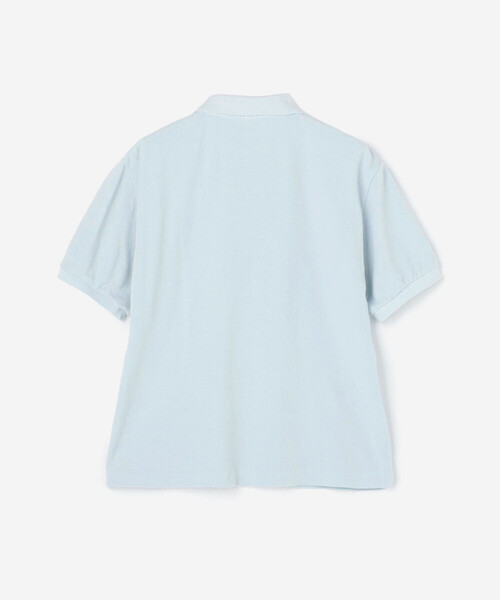 SCYE BASICS（サイベーシックス）の「SCYE BASICS | 〈別注〉コットンピケ ポロシャツ WOMEN（ポロシャツ・レディース・アイボリー/ブラウン/ライトブルー/グレー・38）」の6枚目の写真