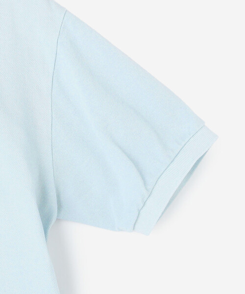 SCYE BASICS（サイベーシックス）の「SCYE BASICS | 〈別注〉コットンピケ ポロシャツ WOMEN（ポロシャツ・レディース・アイボリー/ブラウン/ライトブルー/グレー・38）」の8枚目の写真