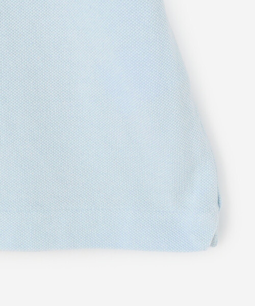 SCYE BASICS（サイベーシックス）の「SCYE BASICS | 〈別注〉コットンピケ ポロシャツ WOMEN（ポロシャツ・レディース・アイボリー/ブラウン/ライトブルー/グレー・38）」の9枚目の写真