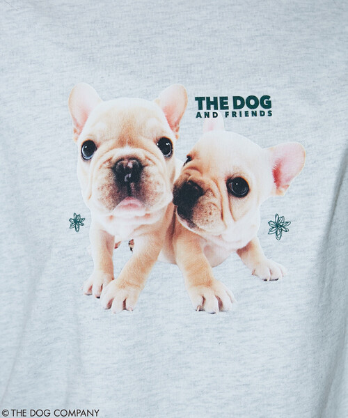 PUBLUX(パブリュクス)の「PUBLUX/パブリュクス THE DOG / プリント Tシャツ 限定展開(Tシャツ/カットソー・レディース・ネイビー/ライトグレー/チャコールグレー・フリ-)」の12枚目の写真