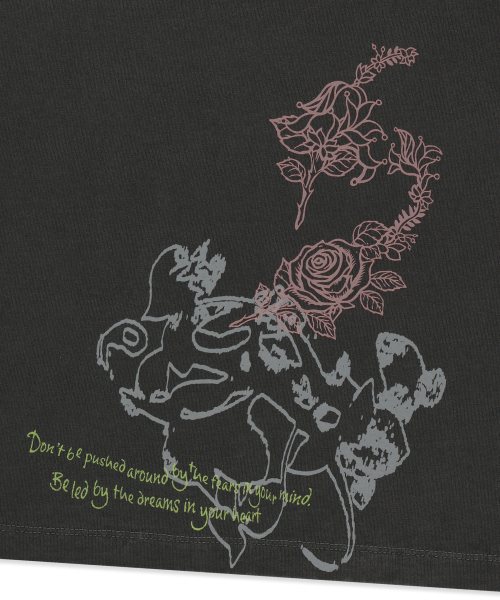 BROWNBREATH(ブラウンブレス)の「W BB HEART PIGMENT TEE - CHARCOAL(Tシャツ/カットソー・レディース・その他・SMALL/MEDIUM)」の6枚目の写真