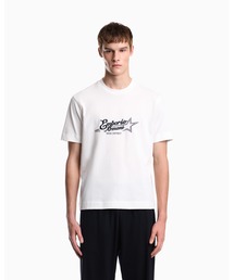 【エンポリオ アルマーニ】レギュラーフィット Tシャツ コットンヘビージャージー