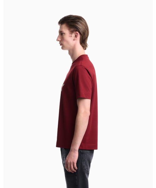EMPORIO ARMANI(エンポリオアルマーニ)の「【エンポリオ アルマーニ】レギュラーフィット Tシャツ コットンヘビージャージー(Tシャツ/カットソー・メンズ・ワインレッド/オフホワイト・XX-LARGE/X-LARGE/SMALL/MEDIUM/LARGE)」の8枚目の写真