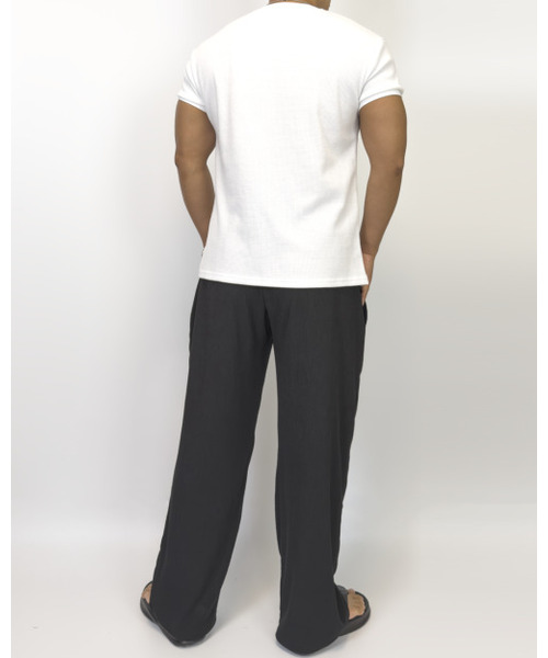 PACIENCIA(パシエンシア)の「エッセンシャルクールスパンバンディングパンツBLACK(スウェットパンツ・メンズ・その他・MEDIUM/LARGE/X-LARGE/XX-LARGE)」の5枚目の写真