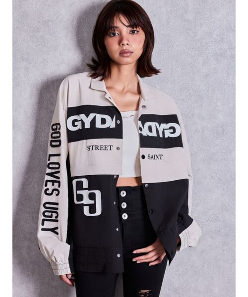 GYDA(ジェイダ)の「2WAY GYDADYGブルゾン(ブルゾン・レディース・ピンク/ブラック/ブルー・FREE)」の2枚目の写真
