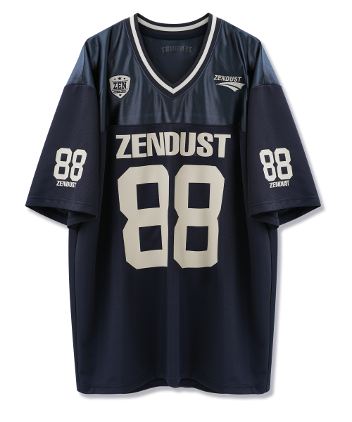 ZENDUST(ジェンダスト)の「Chrome Play Football Jersey T-shirt WHITE(Tシャツ/カットソー・レディース・ホワイト・MEDIUM/LARGE)」の7枚目の写真