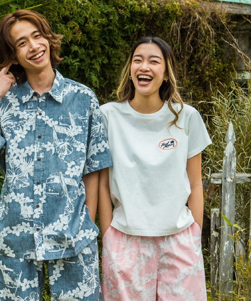セール】【ZOZO限定カラー】ｻｰﾌ＆ﾊﾜｲｵｰﾊﾞﾙｵﾘｼﾞﾅﾙﾛｺﾞｽﾃｯﾁTｼｬﾂ（Tシャツ
