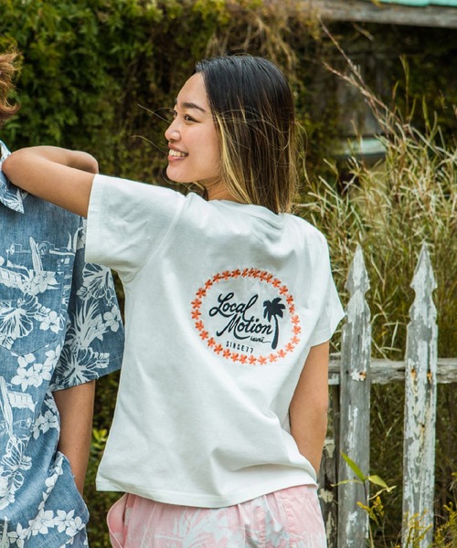 セール】【ZOZO限定カラー】ｻｰﾌ＆ﾊﾜｲｵｰﾊﾞﾙｵﾘｼﾞﾅﾙﾛｺﾞｽﾃｯﾁTｼｬﾂ（Tシャツ