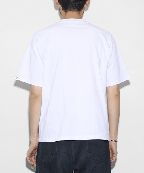 cotton pan(コットンパン)の「COTTON PAN/コットンパン リラックスフィット プリント クルーネック Tシャツ / 19(Tシャツ/カットソー・メンズ・ブラック/ホワイト・LARGE/MEDIUM)」の4枚目の写真
