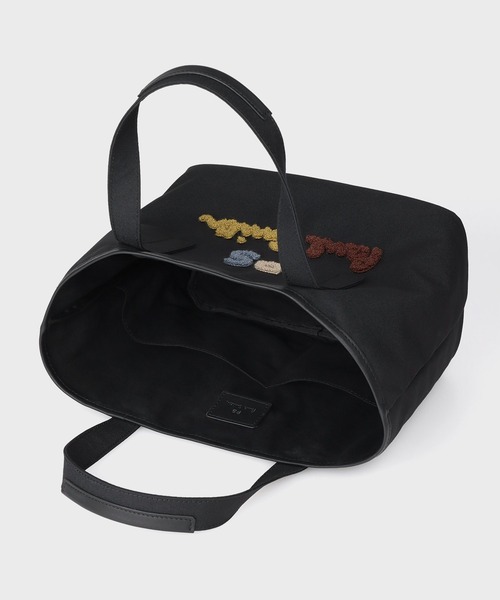 Paul Smith（ポールスミス）の「PSロゴエンブロイダリー ミニトートバッグ / 555437 WB260T（トートバッグ・レディース・ブラック・FREE）」の3枚目の写真