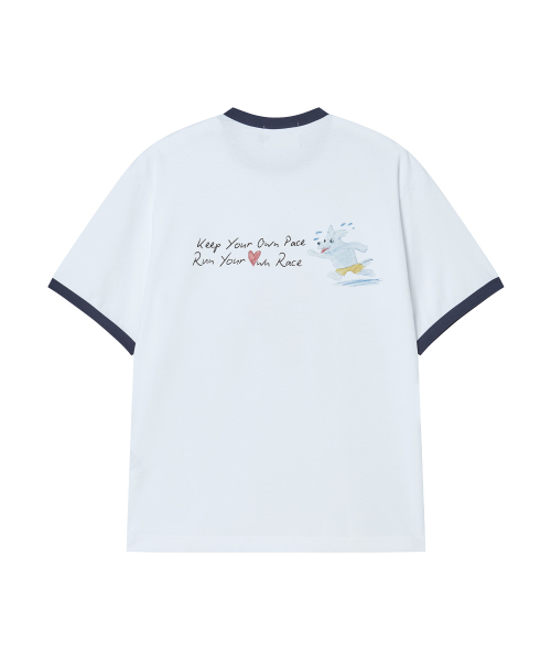 Beyond Closet（-）の「[コレクションライン] パフォーマンススケッチランニングTシャツ ホワイト（Tシャツ/カットソー・メンズ・その他・MEDIUM/LARGE）」の5枚目の写真