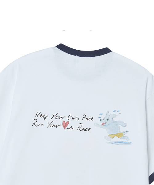 Beyond Closet（-）の「[コレクションライン] パフォーマンススケッチランニングTシャツ ホワイト（Tシャツ/カットソー・メンズ・その他・MEDIUM/LARGE）」の2枚目の写真