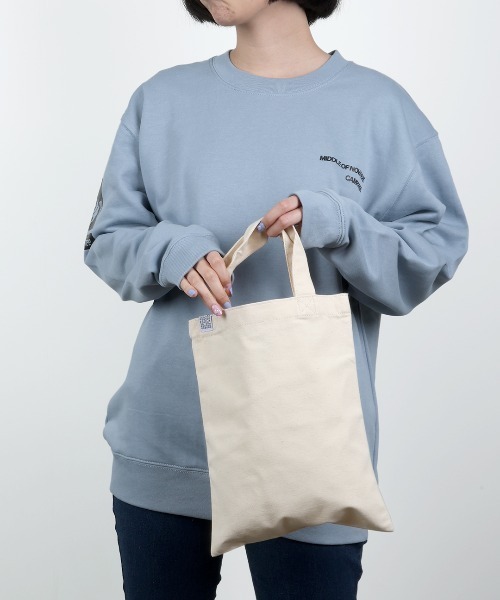 CAMPFREE（キャンプフリー）の「[キャンプフリー] CAMPFREE  キャンバストート 縦型 縦 マチなし [綿 キャンバス 帆布 コットン]（トートバッグ・レディース・ブラック/ナチュラル・L/M/S）」の5枚目の写真