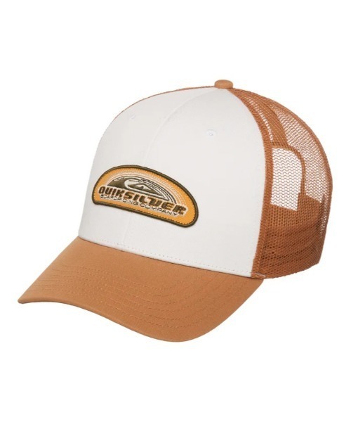 Quiksilver（クイックシルバー）の「QUIKSILVER/クイックシルバー キャップ DECADES COTTON TRUCKER EQYHA03469（キャップ・メンズ・ホワイト×グレー/ホワイト×ブラック/ホワイト×ブラウン・FREE）」の3枚目の写真