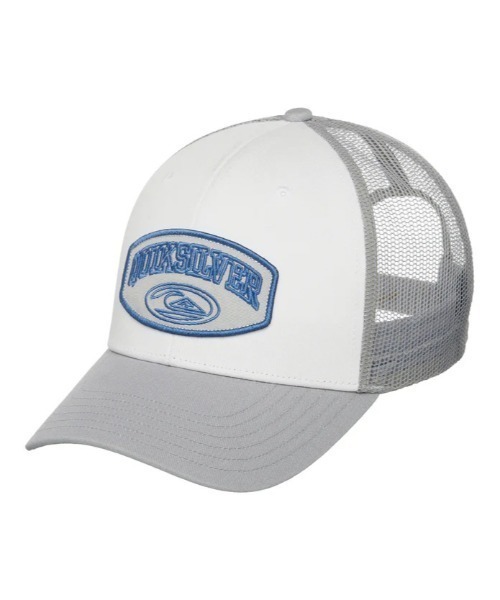 Quiksilver（クイックシルバー）の「QUIKSILVER/クイックシルバー キャップ DECADES COTTON TRUCKER EQYHA03469（キャップ・メンズ・ホワイト×グレー/ホワイト×ブラック/ホワイト×ブラウン・FREE）」の2枚目の写真