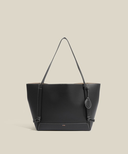 E'POR(エポール)の「【E'POR】KNOT BAG Large/A4対応・通勤・撥水・軽量・26AW新型(トートバッグ・レディース・ブラック/ダークブラウン・FREE)」の10枚目の写真