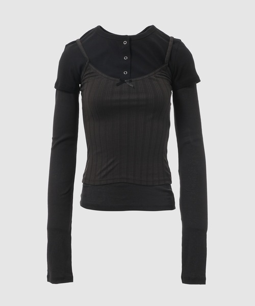 Acne Studios(アクネストゥディオズ)の「RW-WN-TSHI000031(Tシャツ/カットソー・レディース・ブラック・XS)」の1枚目の写真