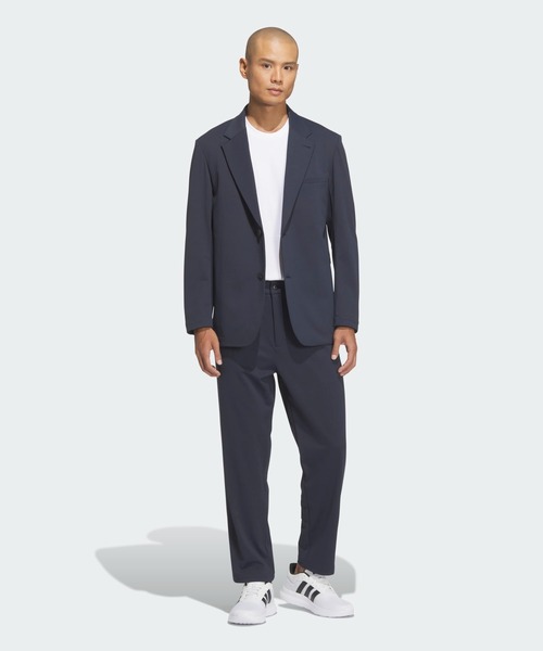adidas(アディダス)の「プレミアム レギュラーフィット ダブルニット テーラードジャケット / アディダス adidas(ブルゾン・メンズ・ダークブルー・XX-LARGE/3XL/SMALL/MEDIUM/LARGE/X-LARGE)」の5枚目の写真