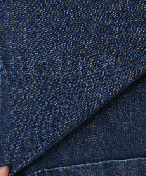 JOURNAL STANDARD LUXE(ジャーナルスタンダード ラックス)の「10OZデニム カバーオール(デニムジャケット・レディース・ネイビー・FREE)」の6枚目の写真