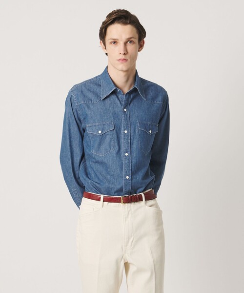 UNITED ARROWS（ユナイテッドアローズ）の「デニム ウエスタンシャツ（シャツ/ブラウス・メンズ・ライトブルー・XL/M/S/L）」の3枚目の写真