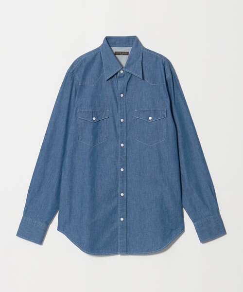 UNITED ARROWS（ユナイテッドアローズ）の「デニム ウエスタンシャツ（シャツ/ブラウス・メンズ・ライトブルー・XL/M/S/L）」の8枚目の写真